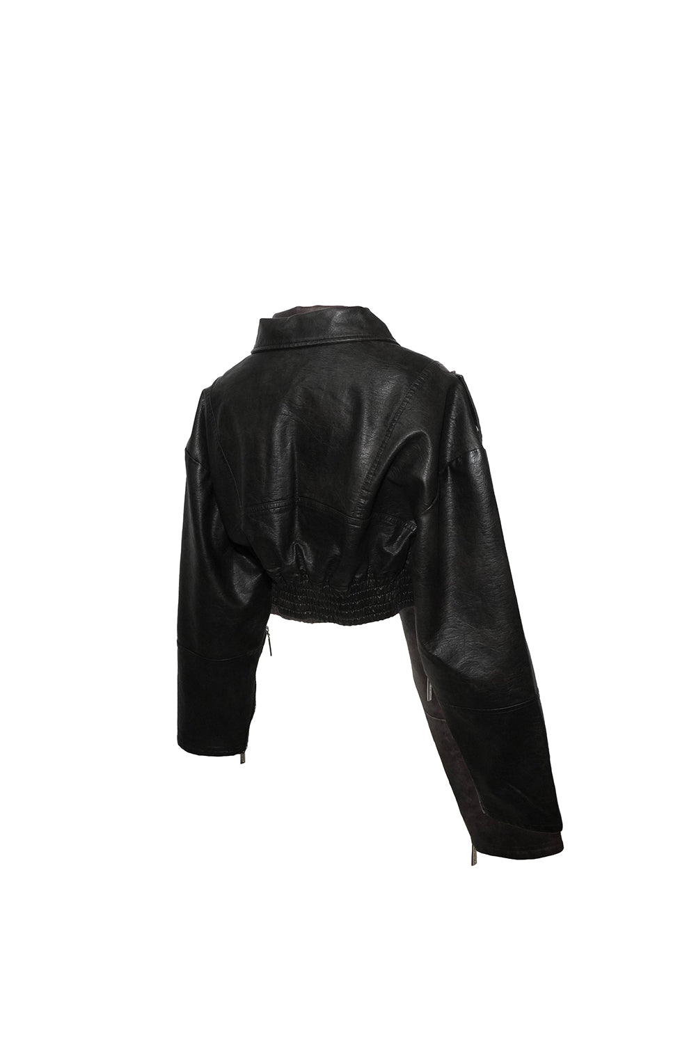fake leather jacket