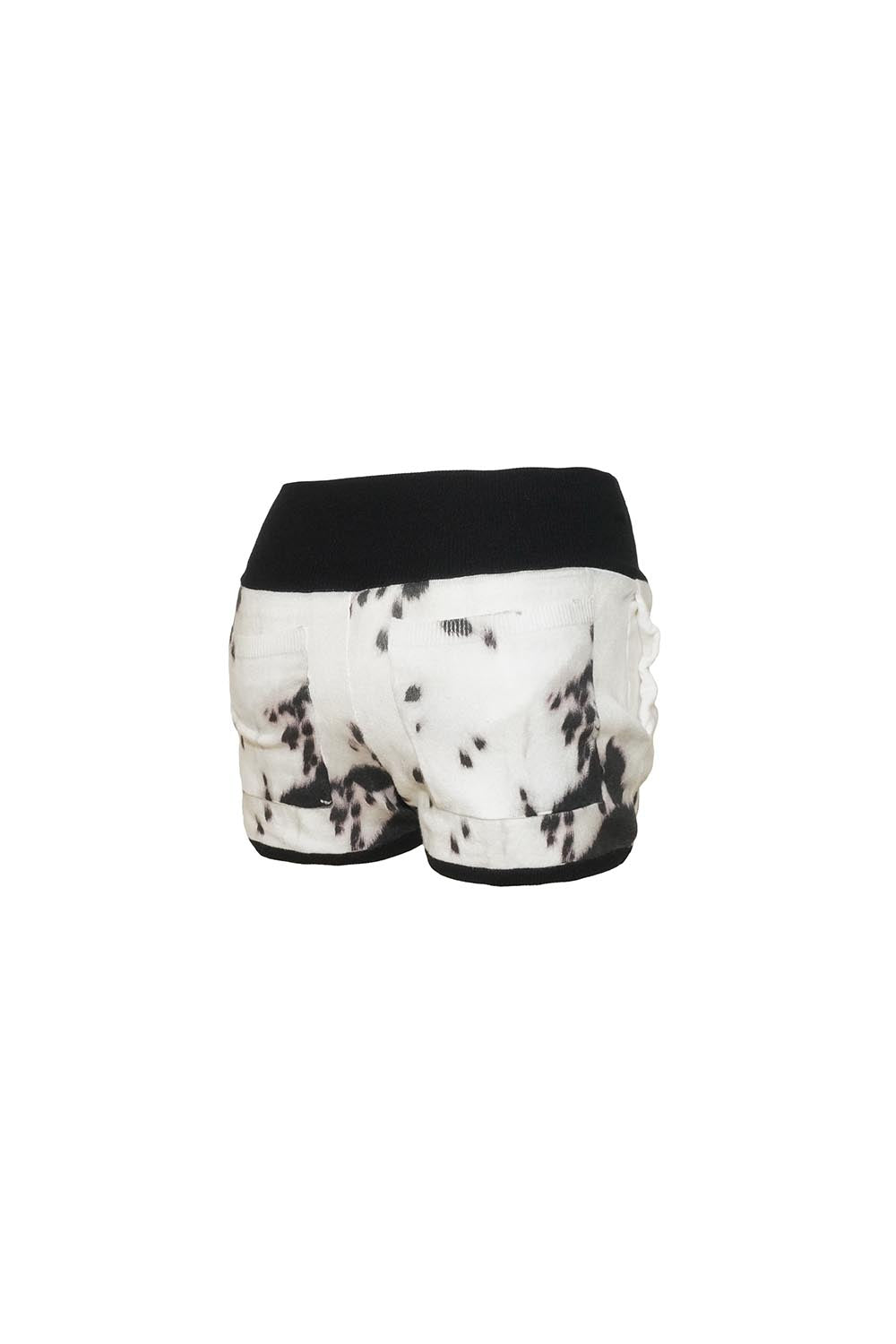 S dalmation knit shorts