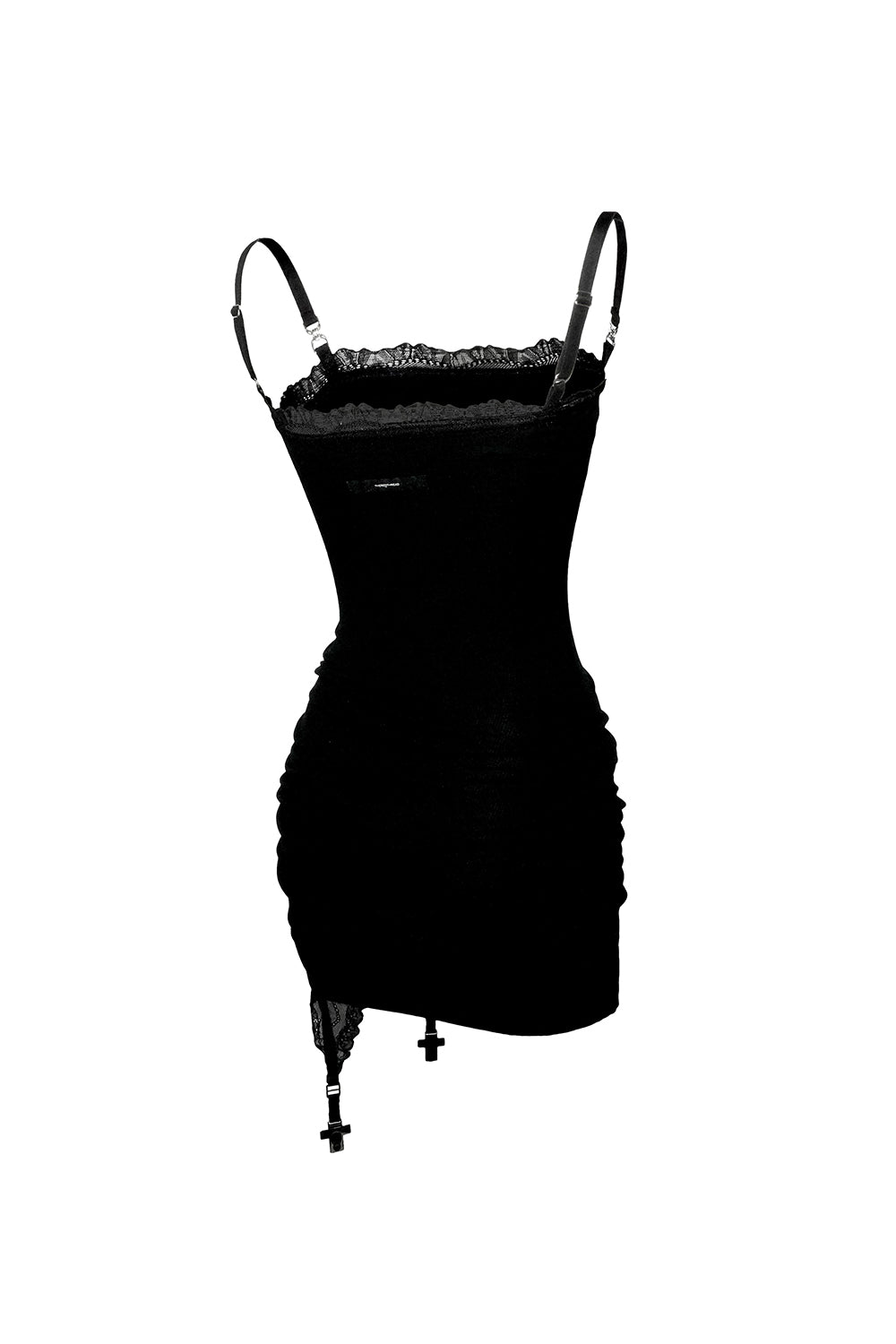 laced garter dress