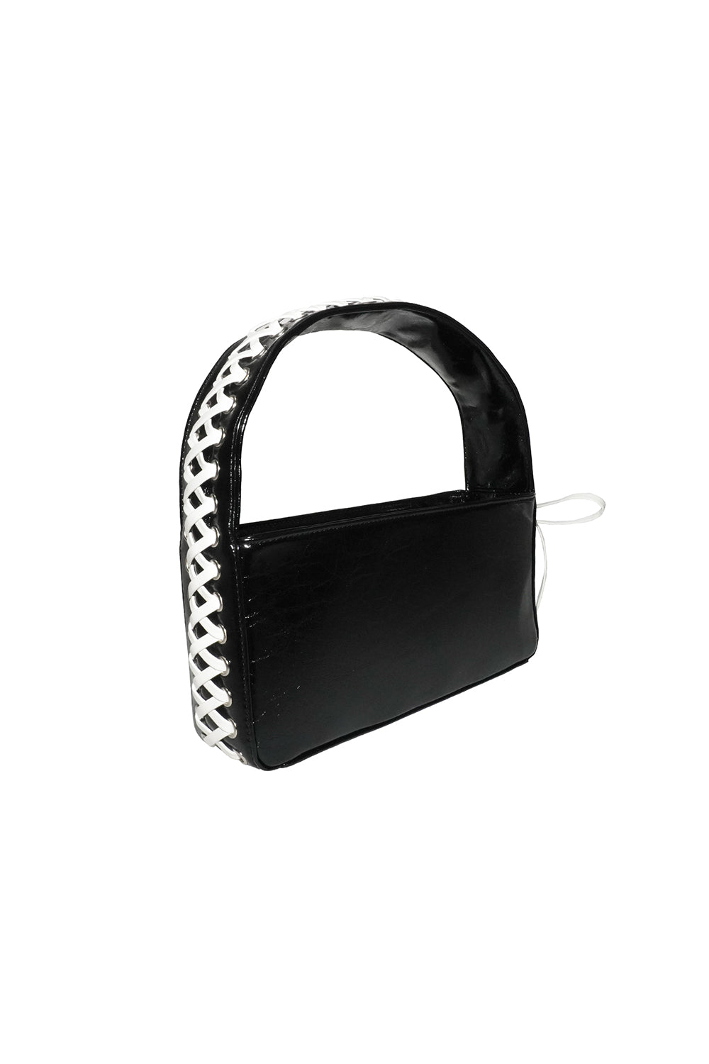 corset laced bag