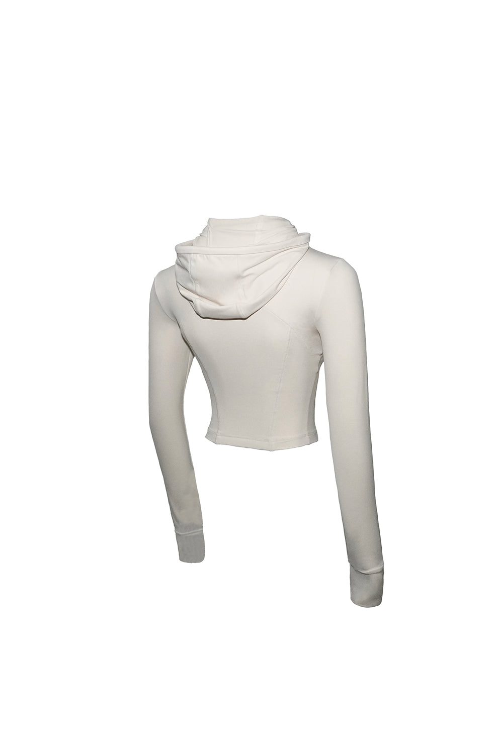 THEREDTHREAD】eyelet zip fit hoodie