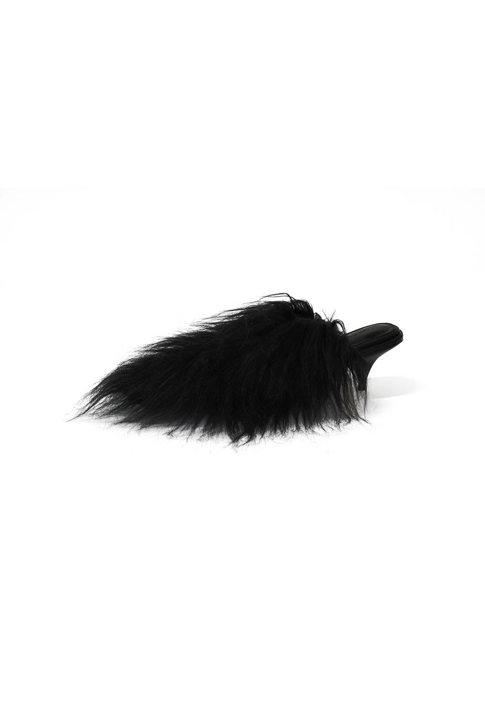 靴 theredthread S hairy fur mule THEREDTHREAD / ザレッドスレッド】S hairy fur mule