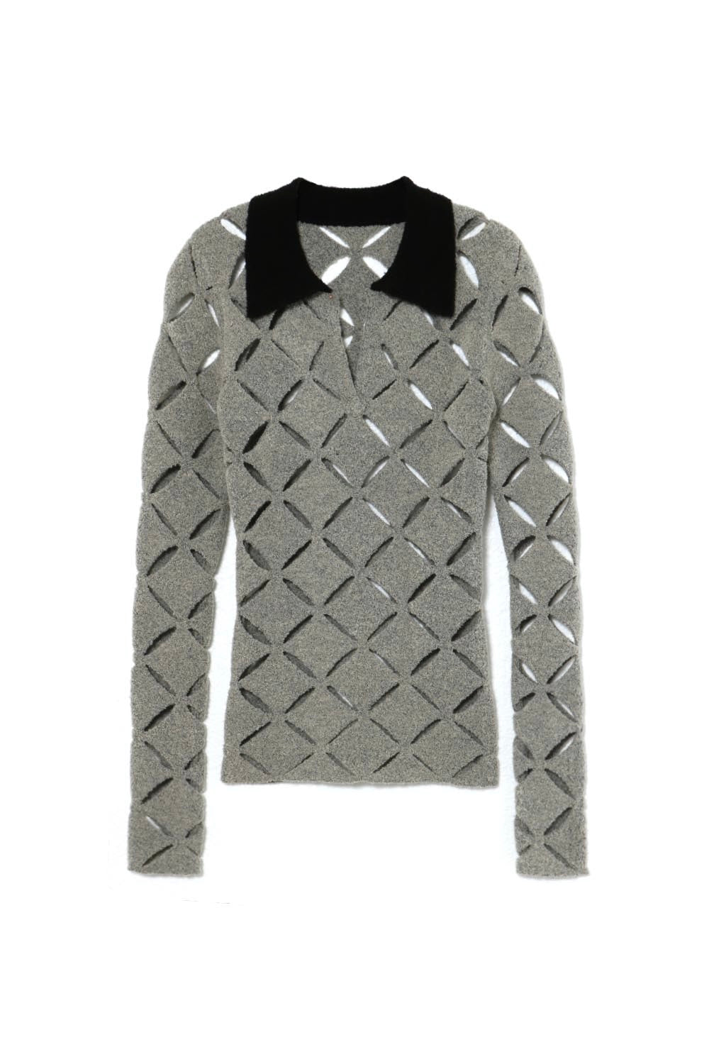 大人気新品セール ブ THEREDTHREAD / ザレッドスレッド】S knit fit tops repeat petal トップス