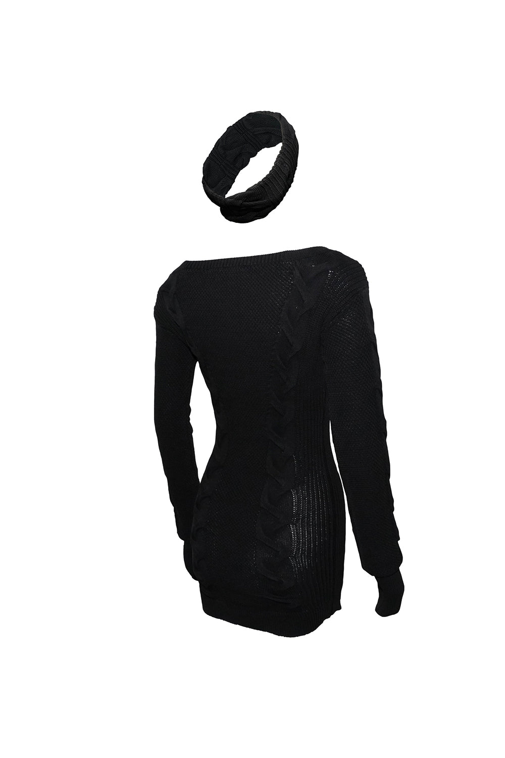 frame knit dress set