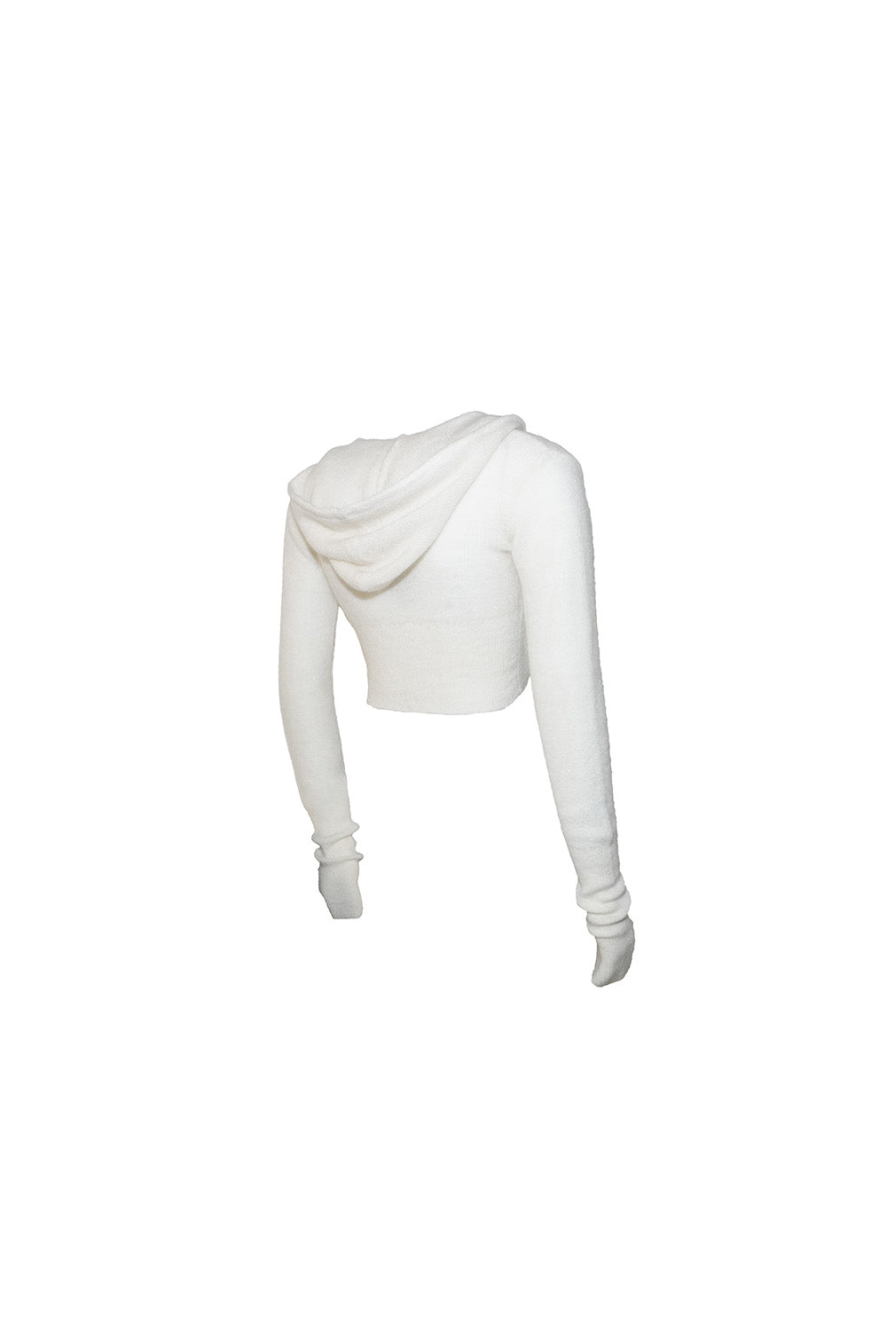 S w zip knit hoodie