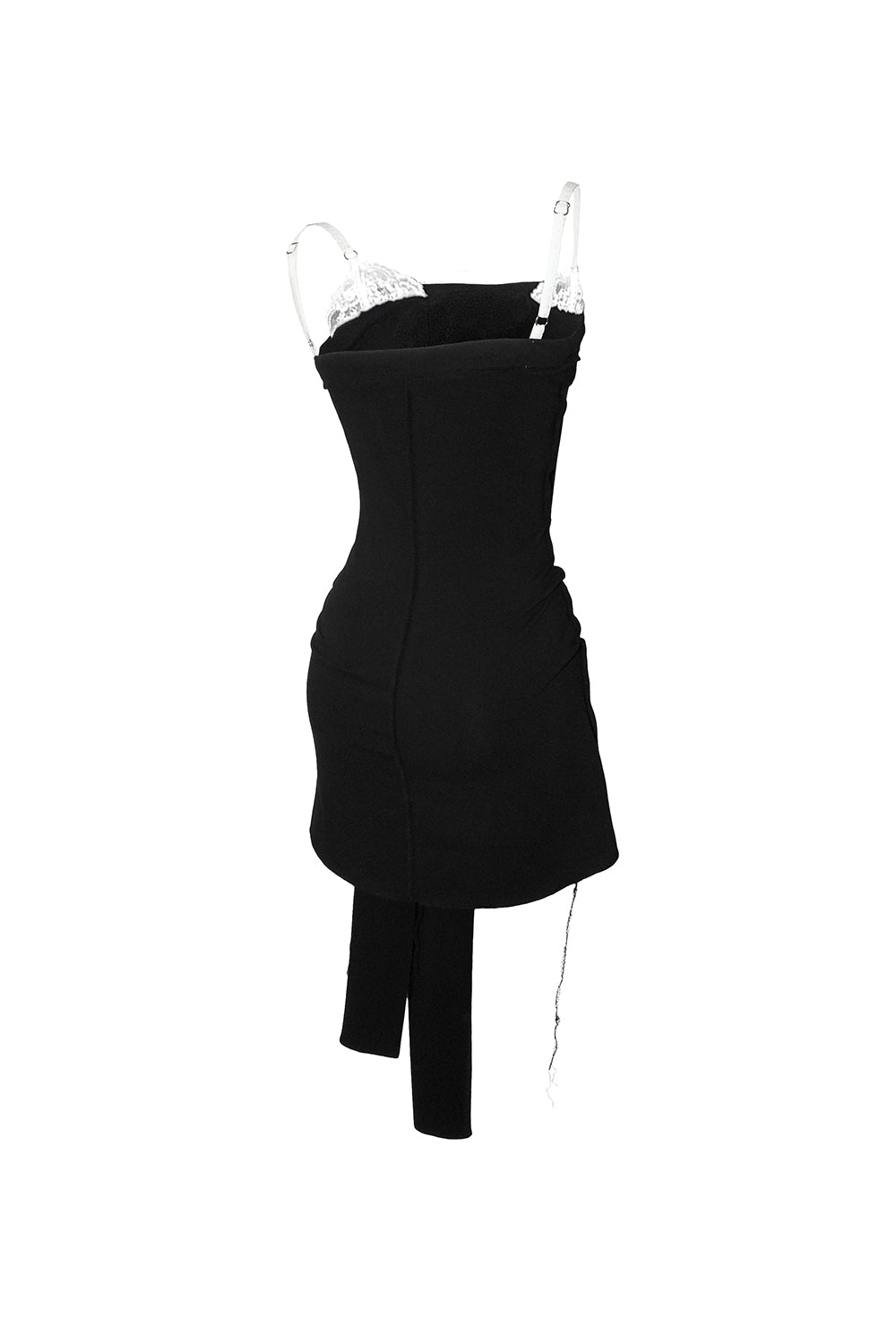 script drape dress mini