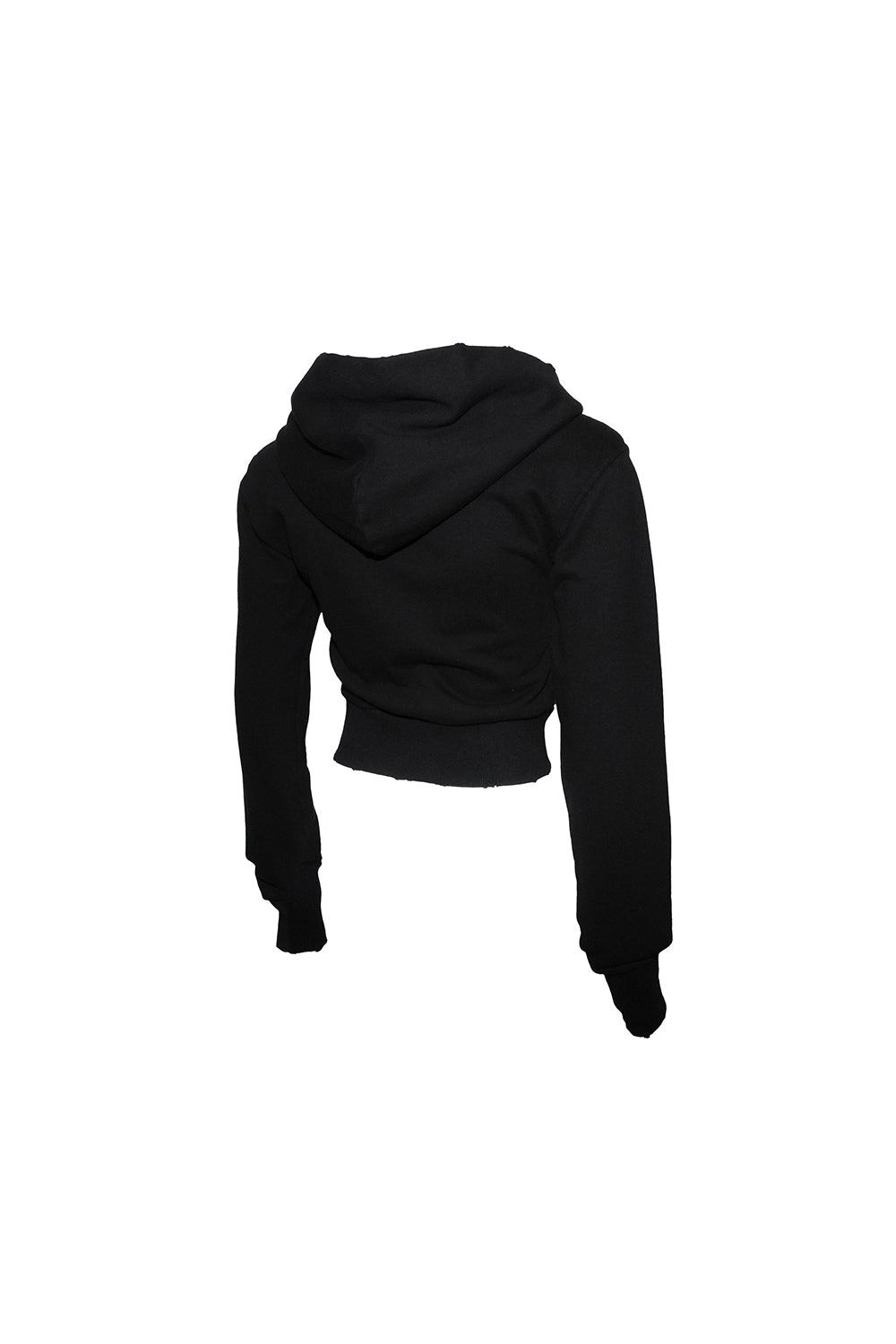 zipup hoodie cropped