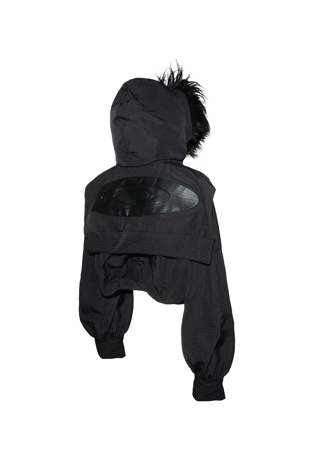 S eyelet nylon jacket