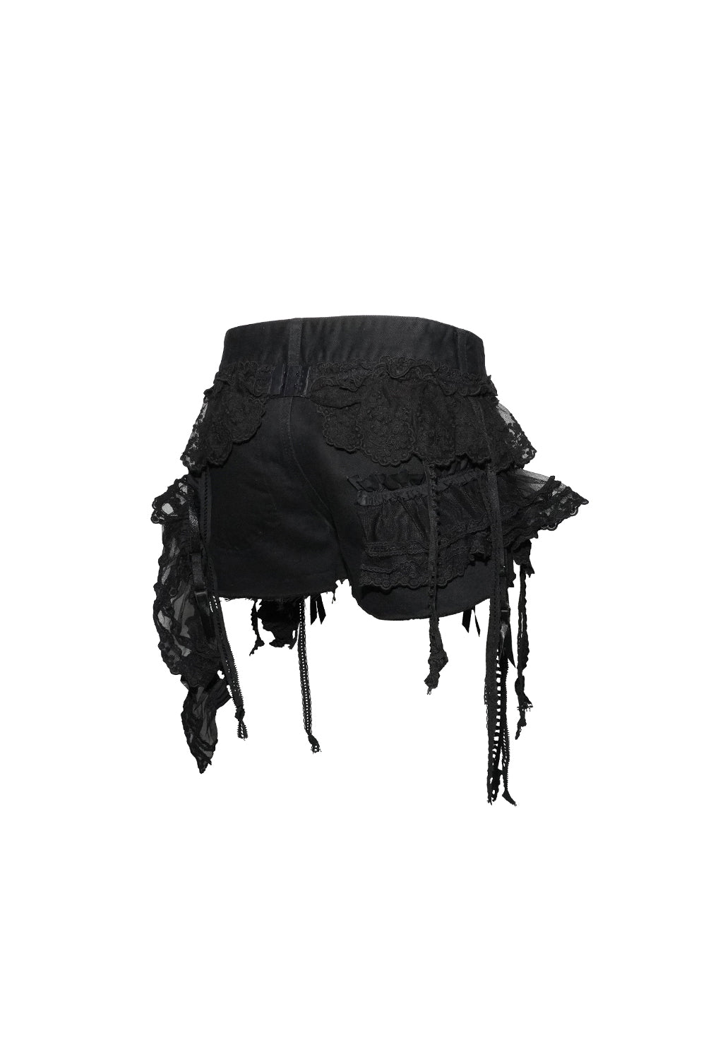 veil frill garter shorts