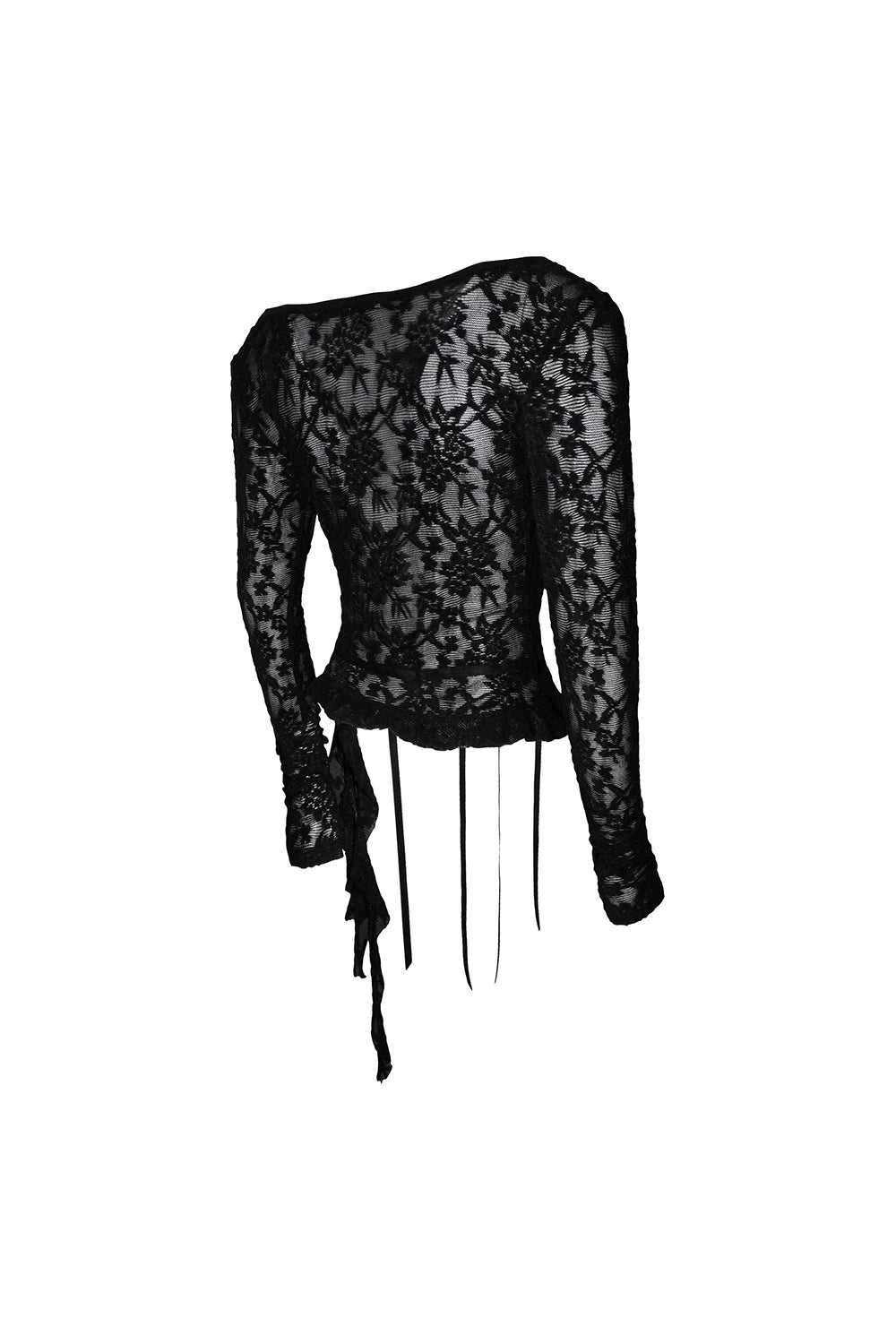 THEREDTHREAD / ザレッドスレッド】trailing lace tops