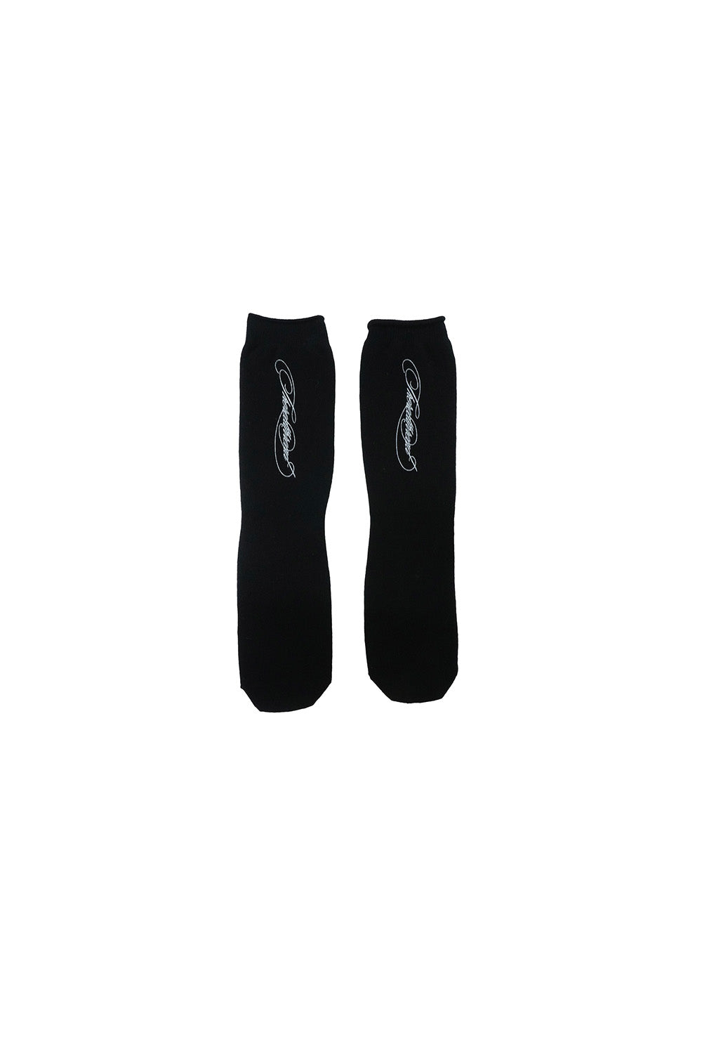S script logo socks
