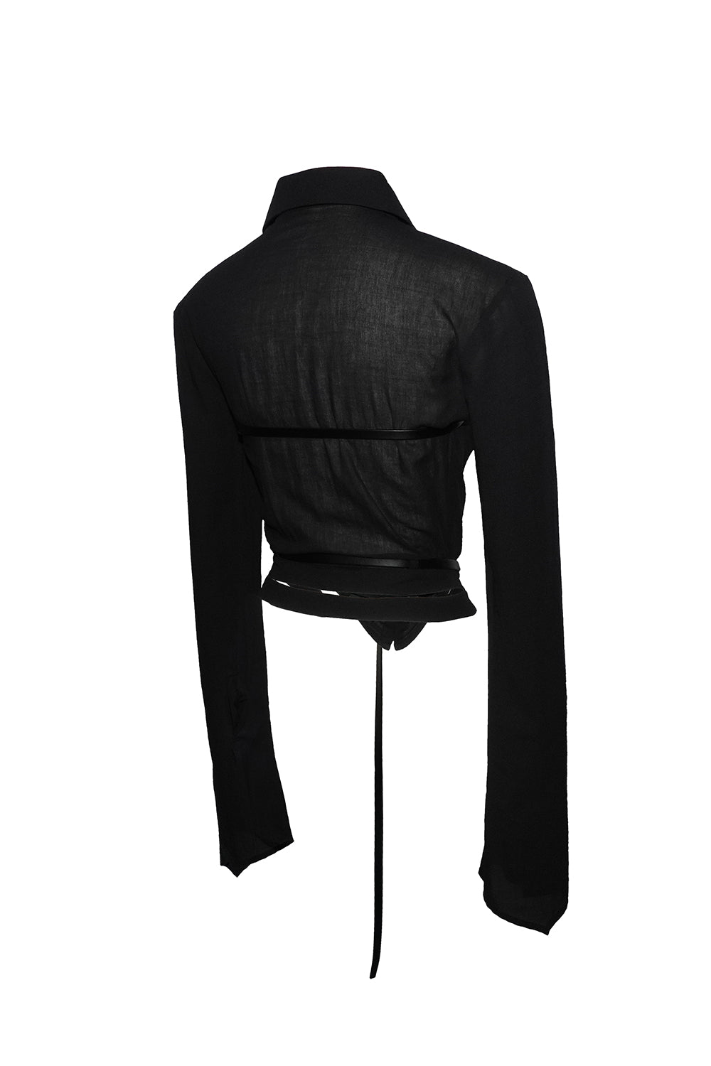 harness sleeve blouse