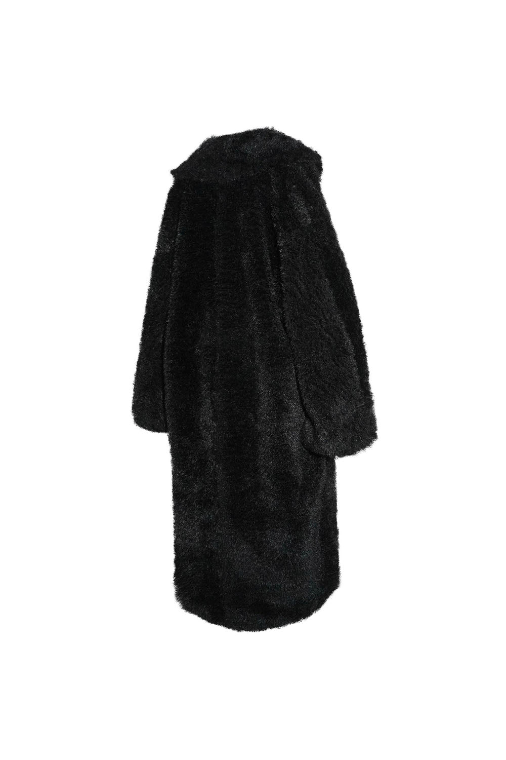 S poodle fur coat long