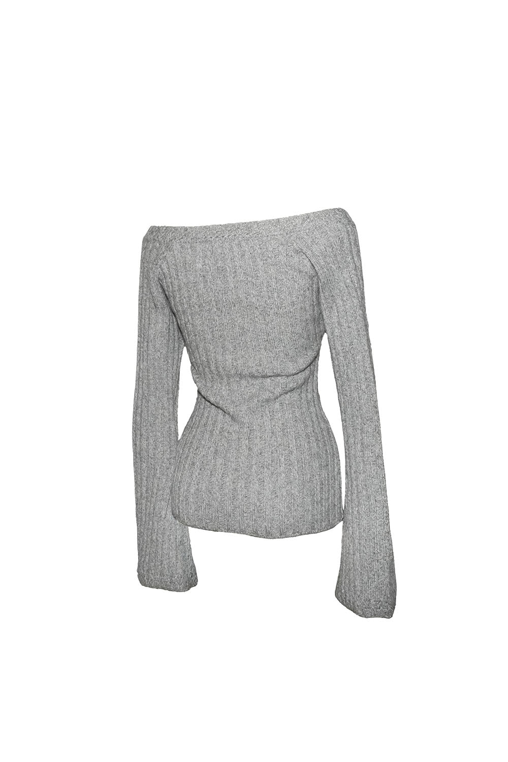 THEREDTHREAD / ザレッドスレッド】S rib knit tops ribbon