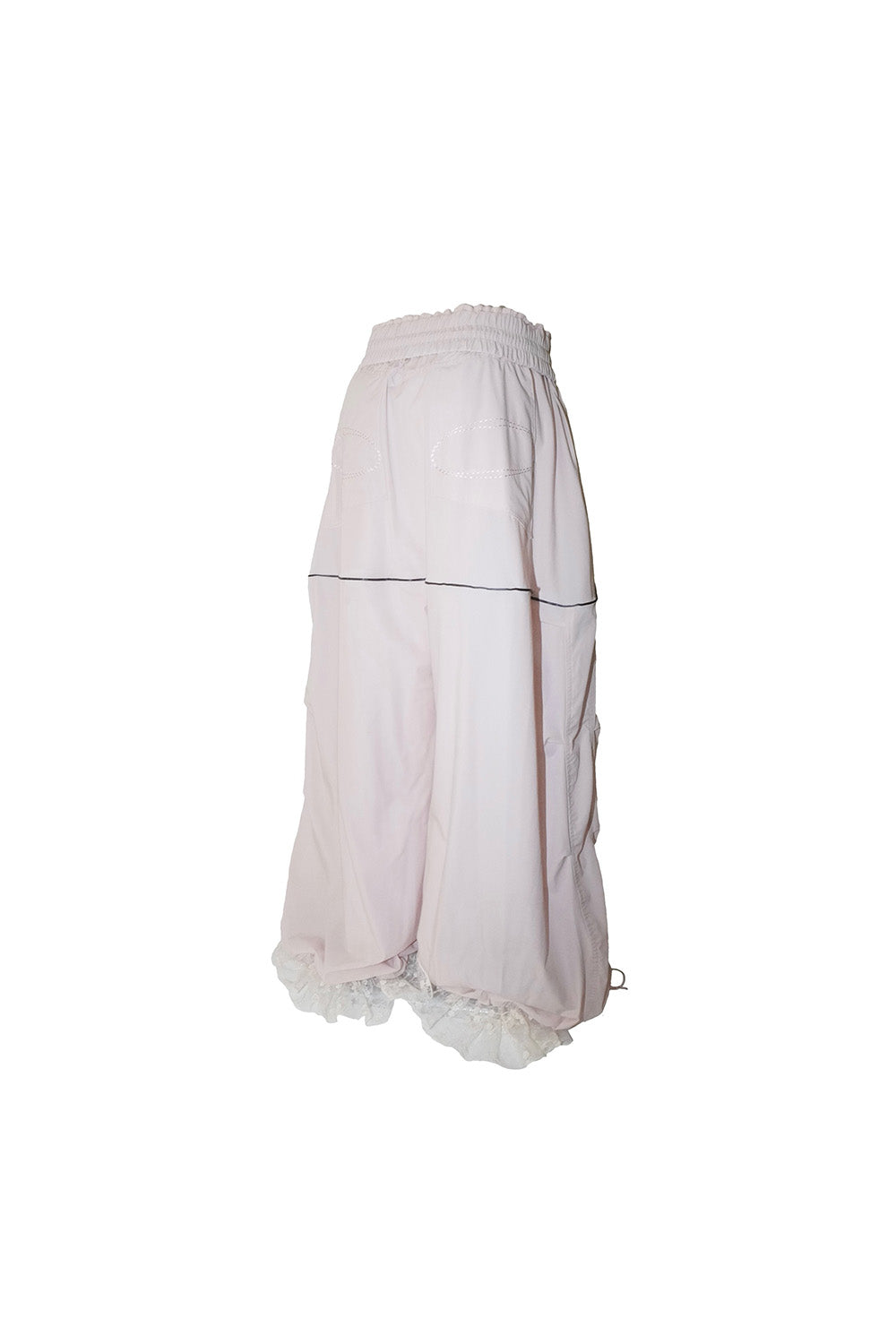 S nylon jersey pants lace