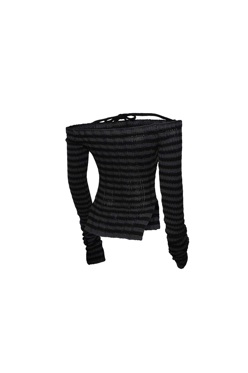 THEREDTHREAD / ザレッドスレッド】slit offshoulder knit