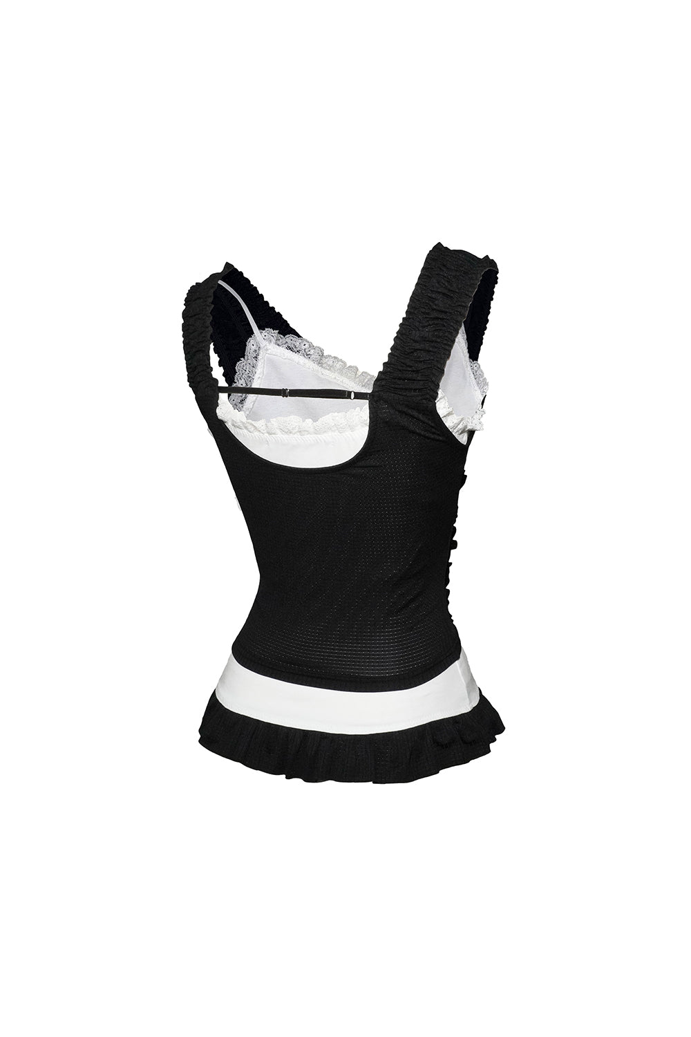 frill corset tops