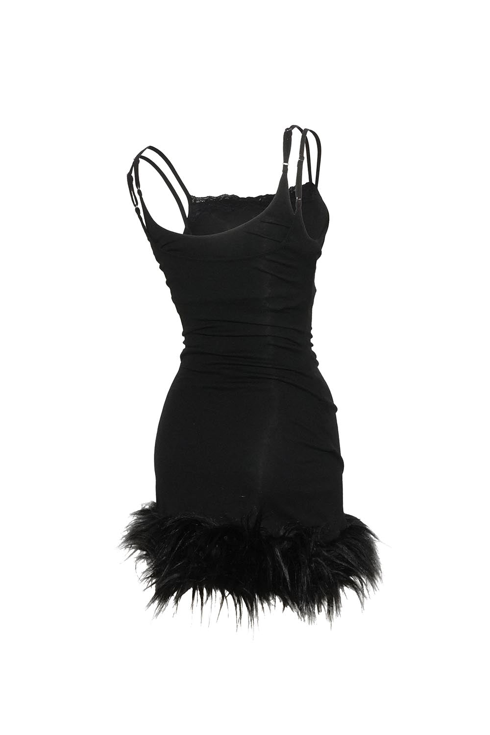 S layered fluff dress mini