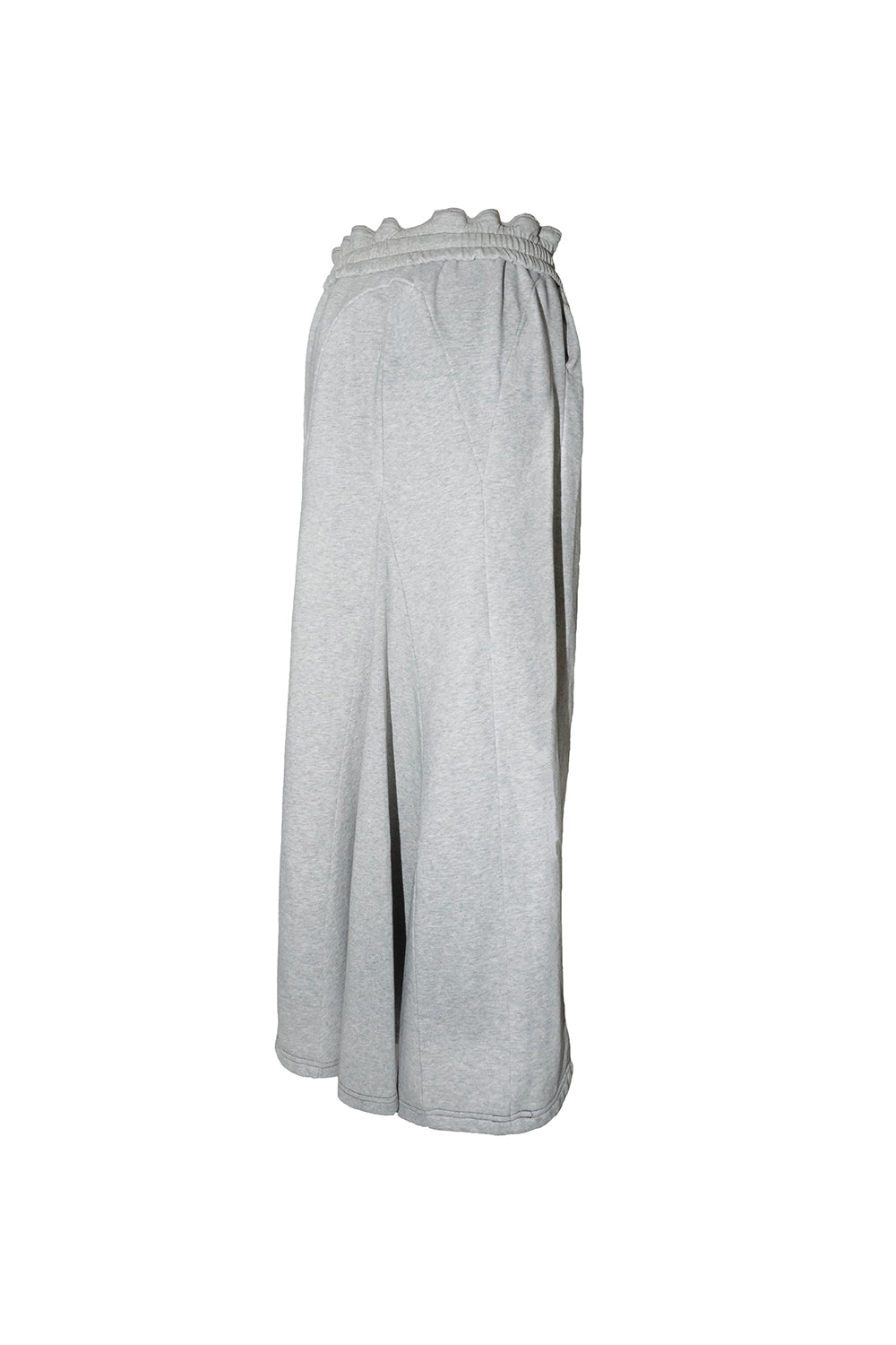 S slit line sweat skirt