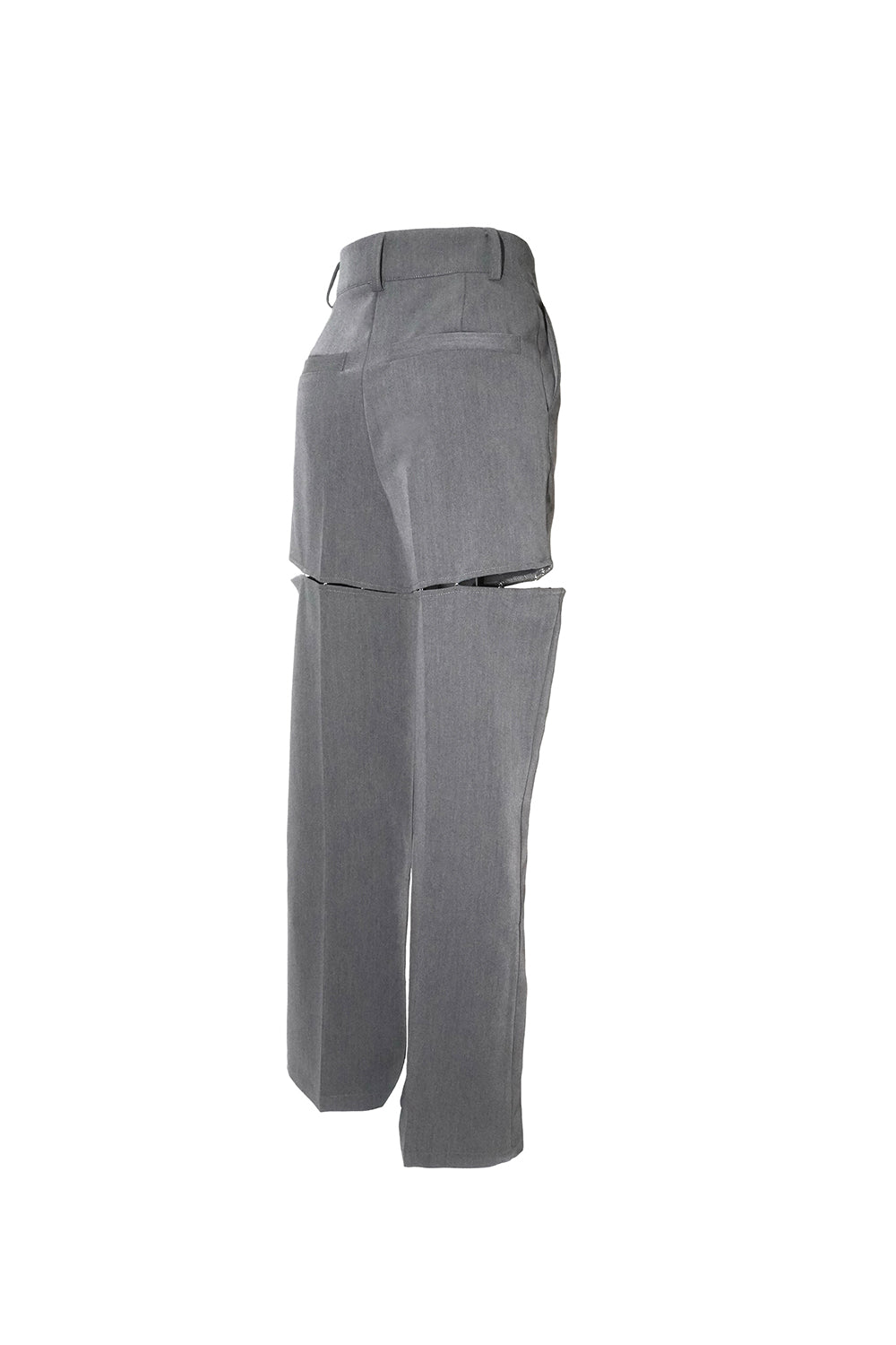 hook slit slacks pants