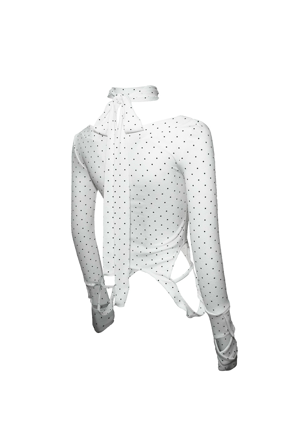 loop dot tie tops