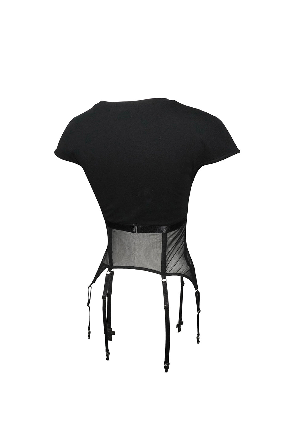 belted panel corset tops