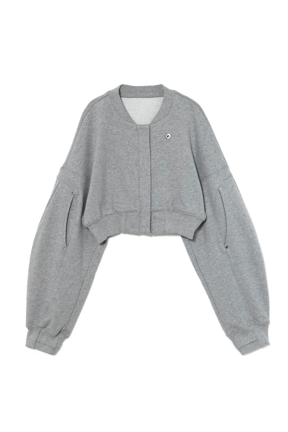 S sweat jacket cropped