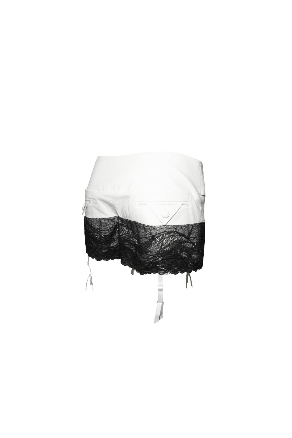 veil lace garter skort