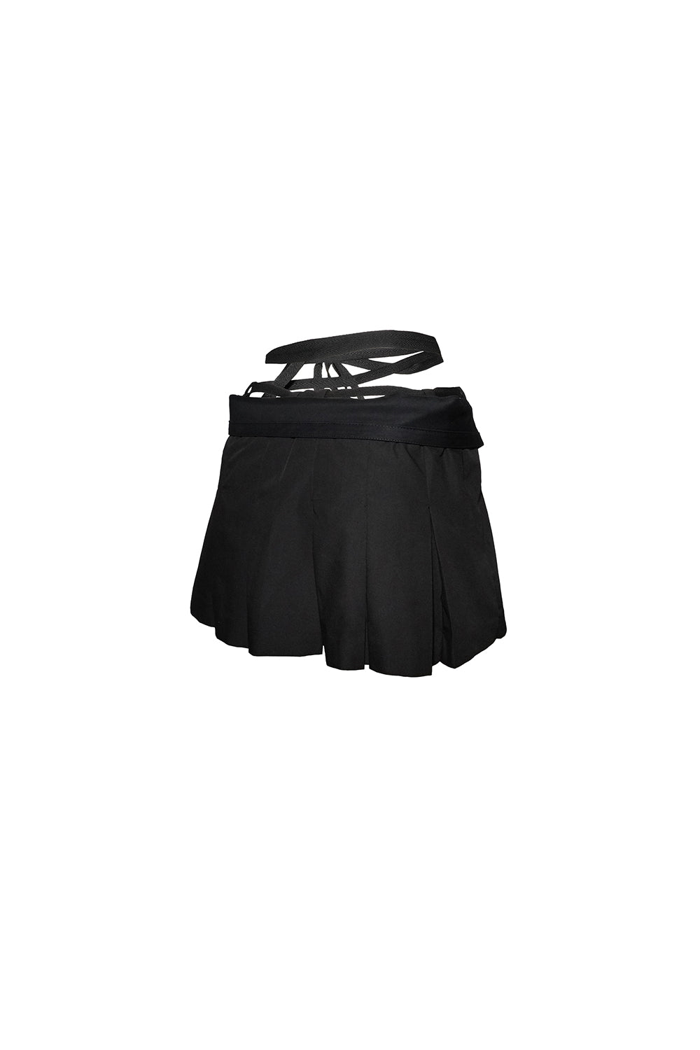 スカート the redthread /cord hook pleated skirt THEREDTHREAD】corded hook pleated skirt