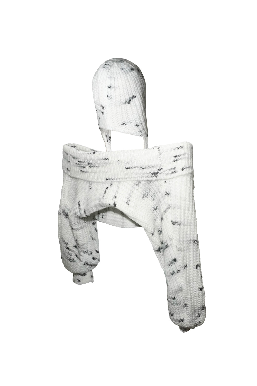 earflap twist knit set