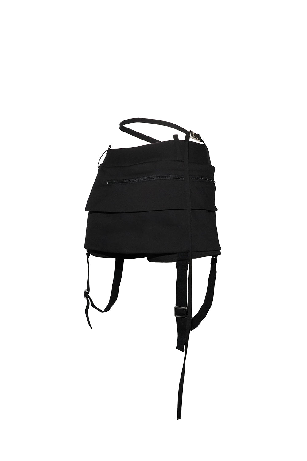 THEREDTHREAD / ザレッドスレッド】zip wrapped shorts