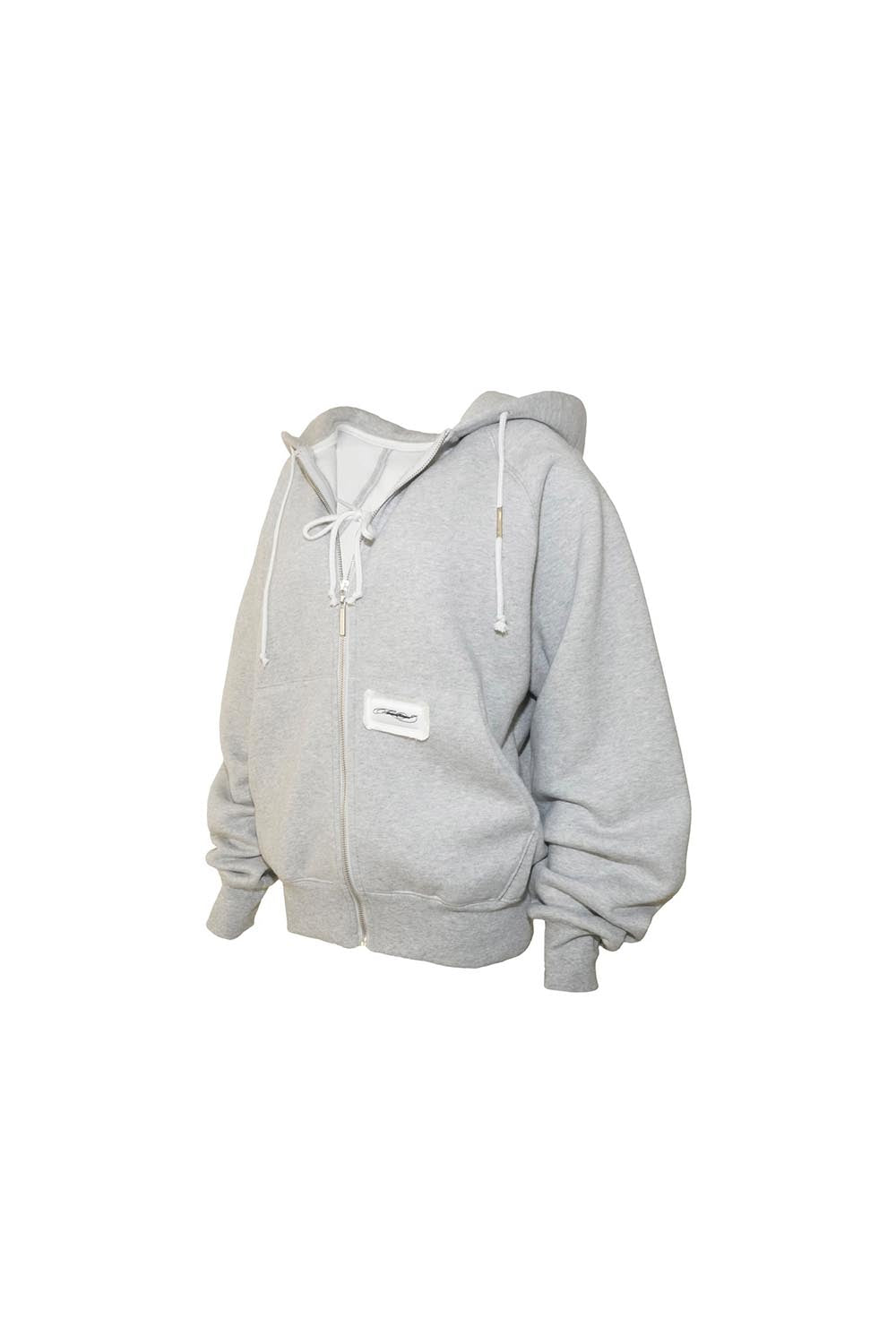 S fleece zip up hoodie