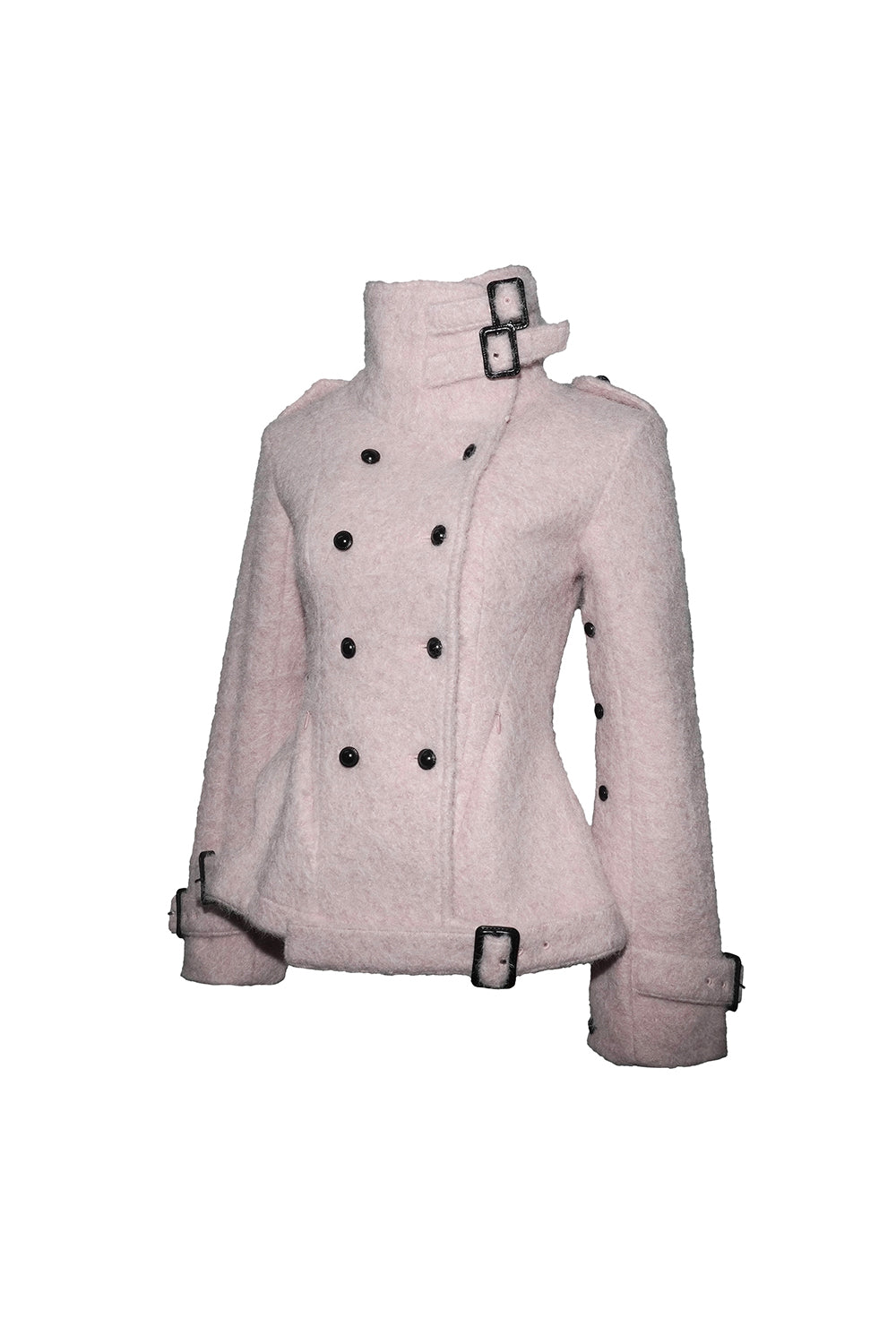sculpt boucle coat