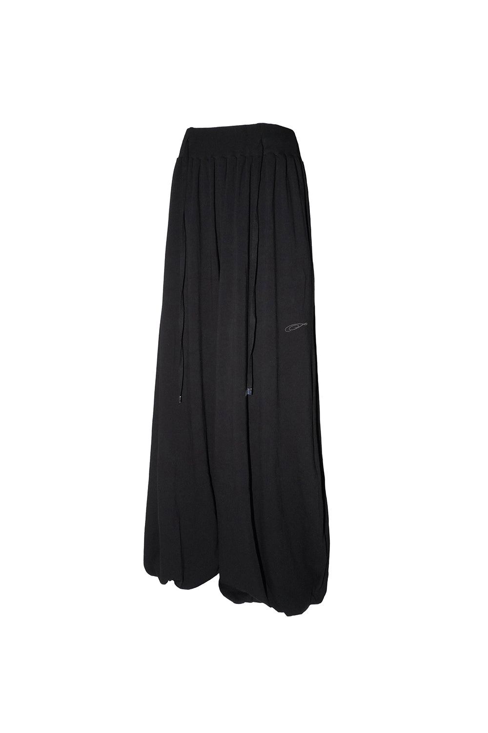 emblem fold sweat pants