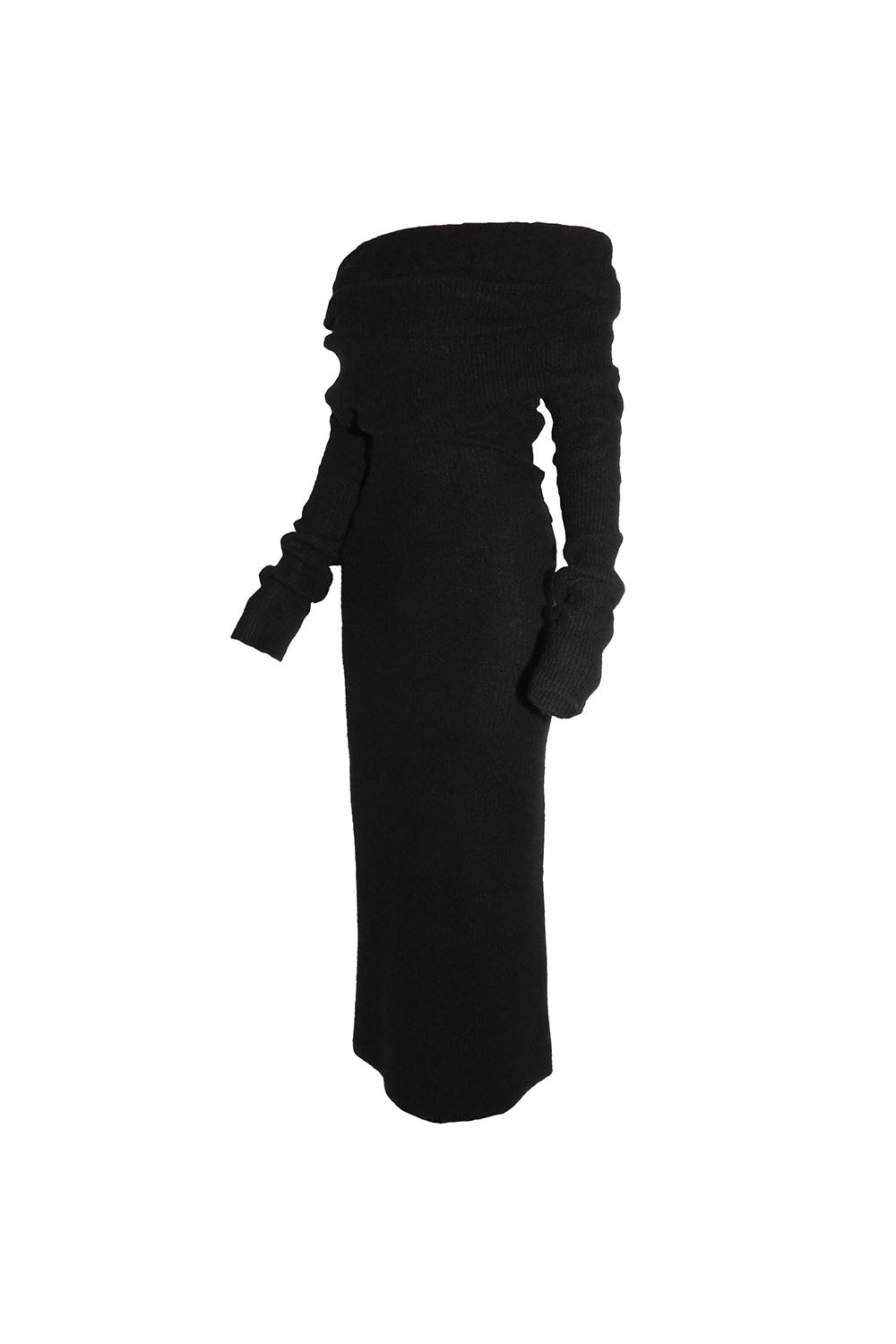 S slouchy knit long dress