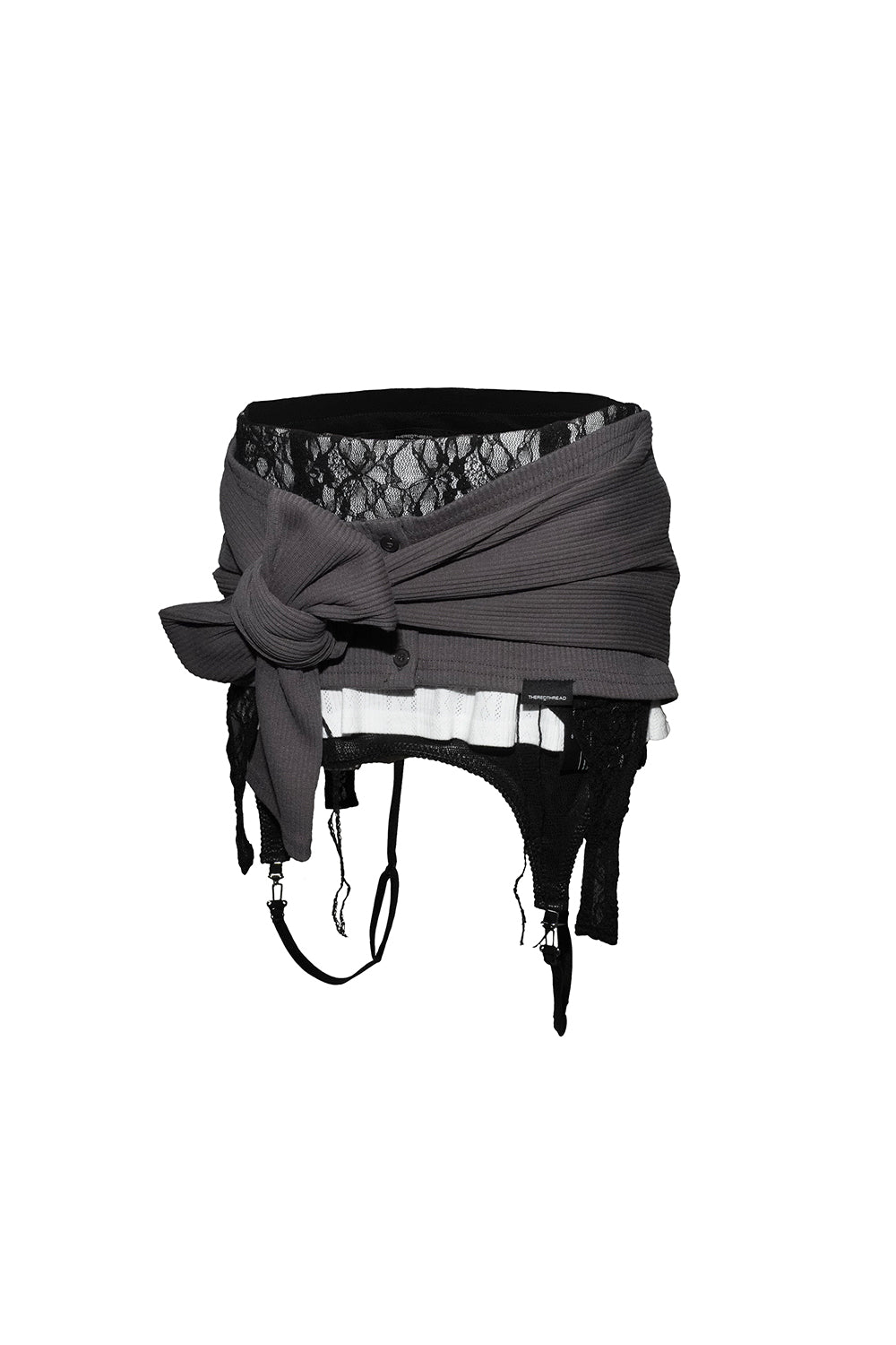 veil layered skirt mini