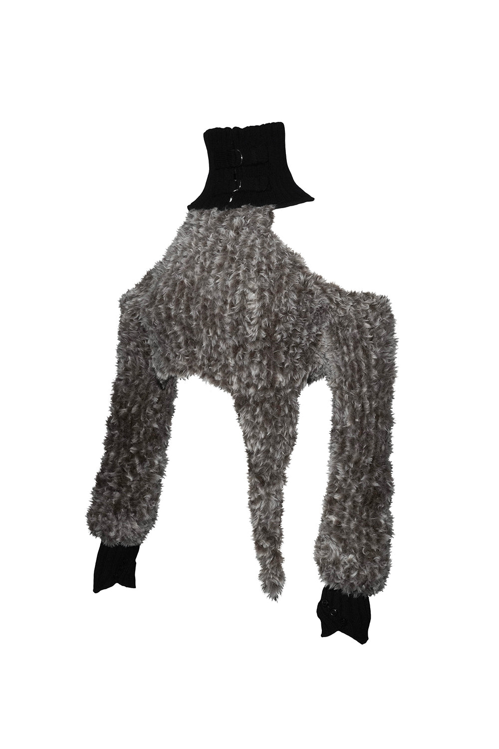 fuzzy harness knit