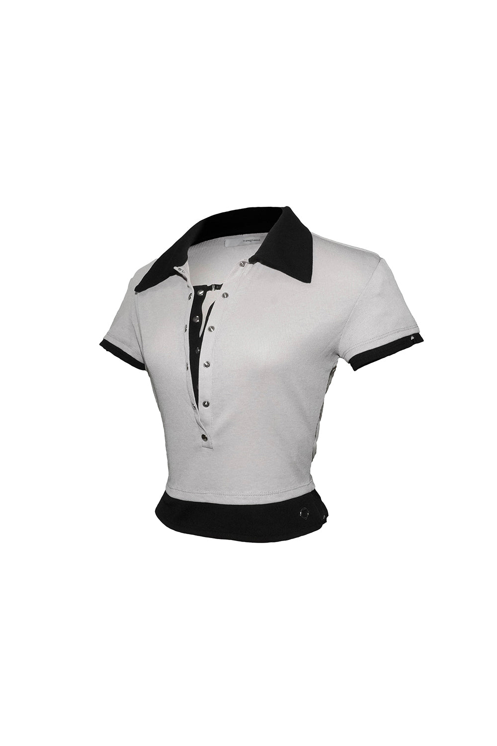 bicolor layered tops short