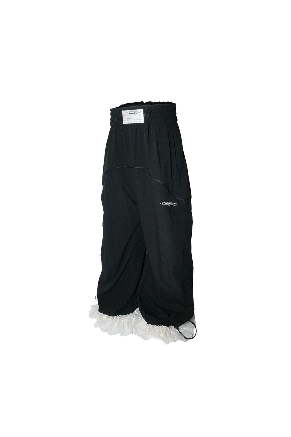 S nylon jersey pants lace