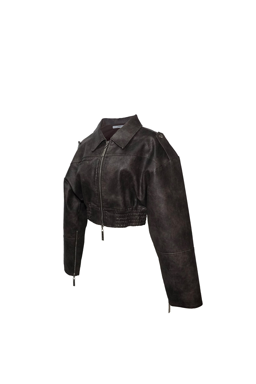 fake leather jacket