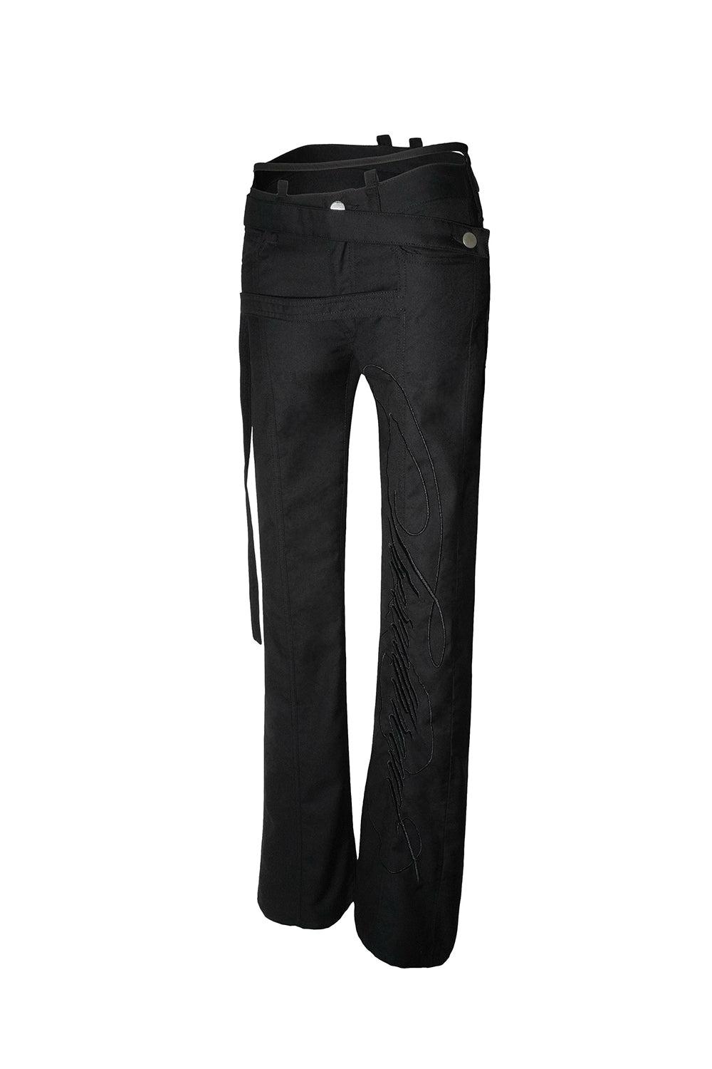 script slim pants