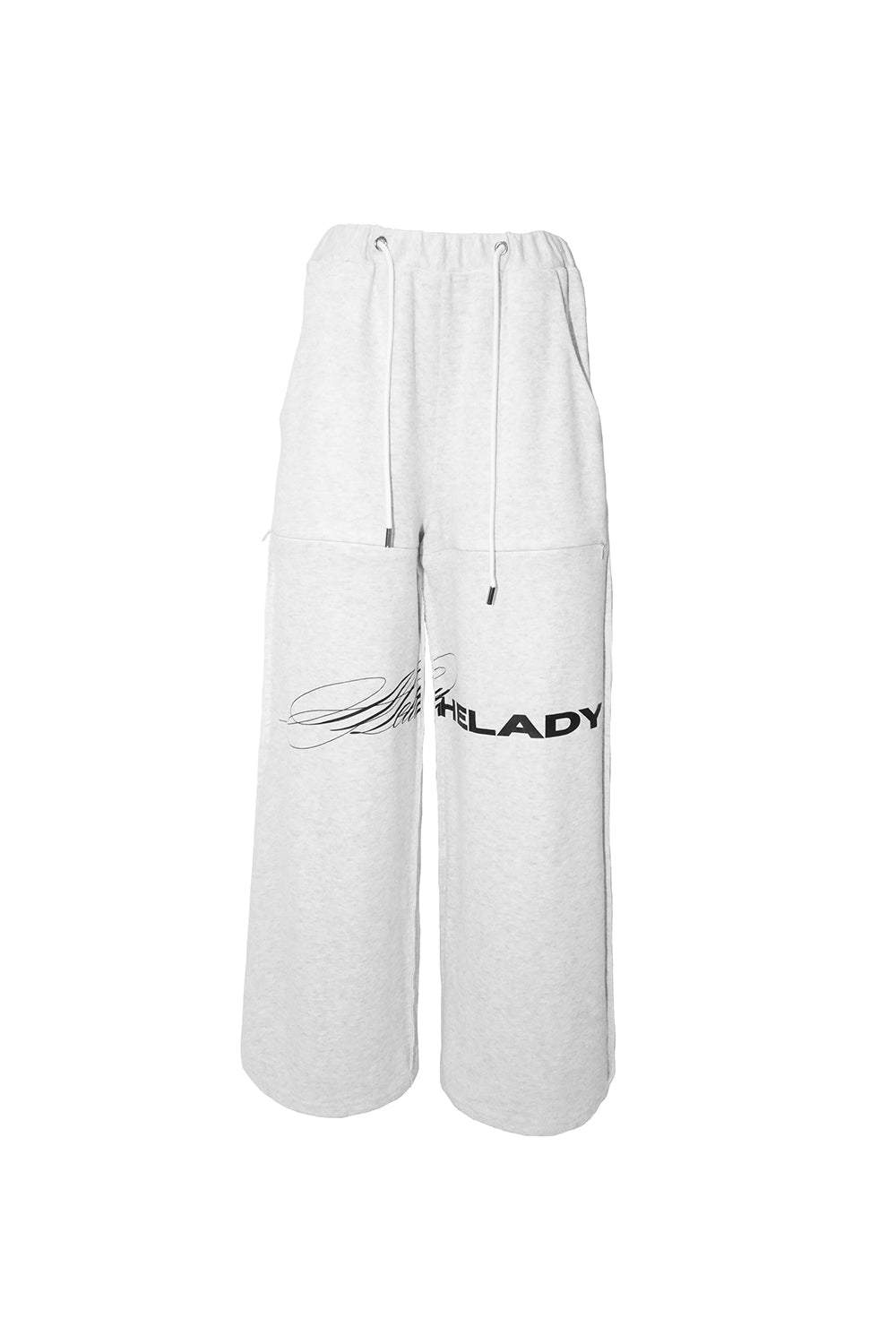 まるページ THEREDTHREAD / ザレッドスレッド】logo slit pants