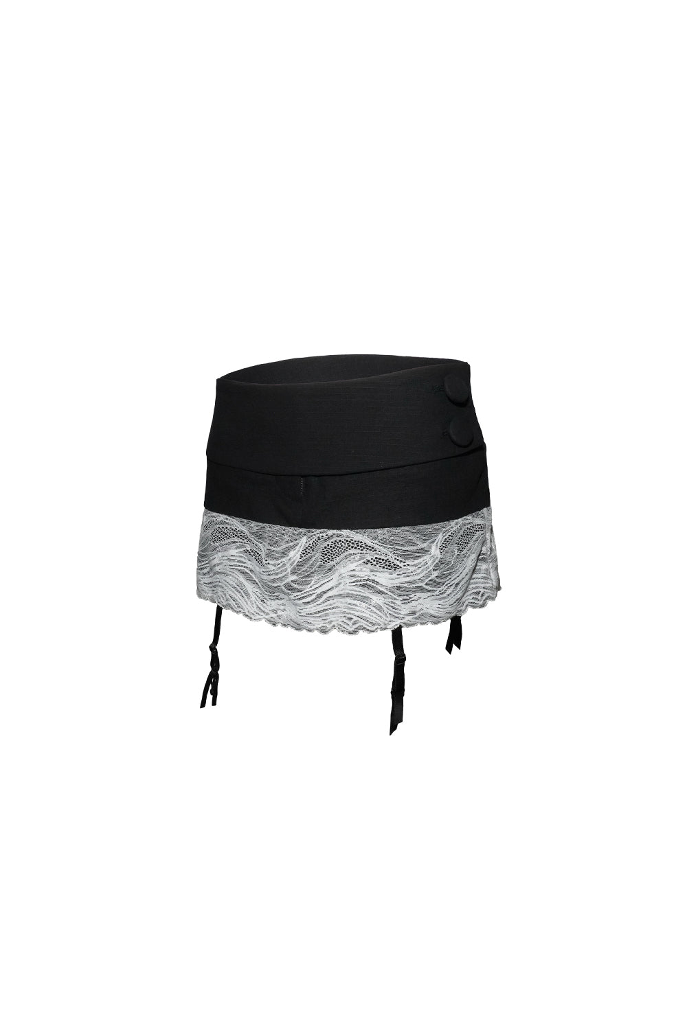 veil lace garter skort