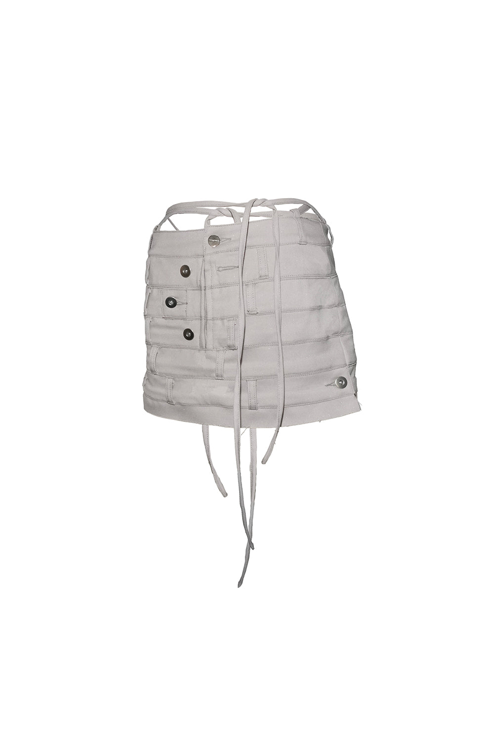 S layered panel skirt mini