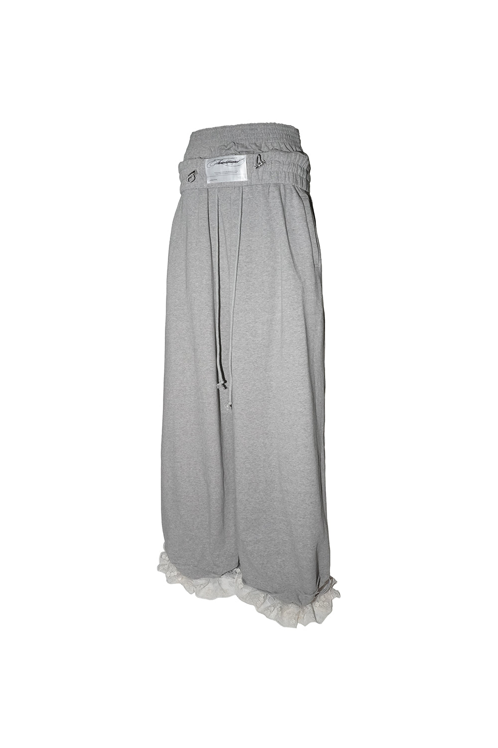 パンツ theredthread layered sweat pants lace THEREDTHREAD】layered sweat pants lace