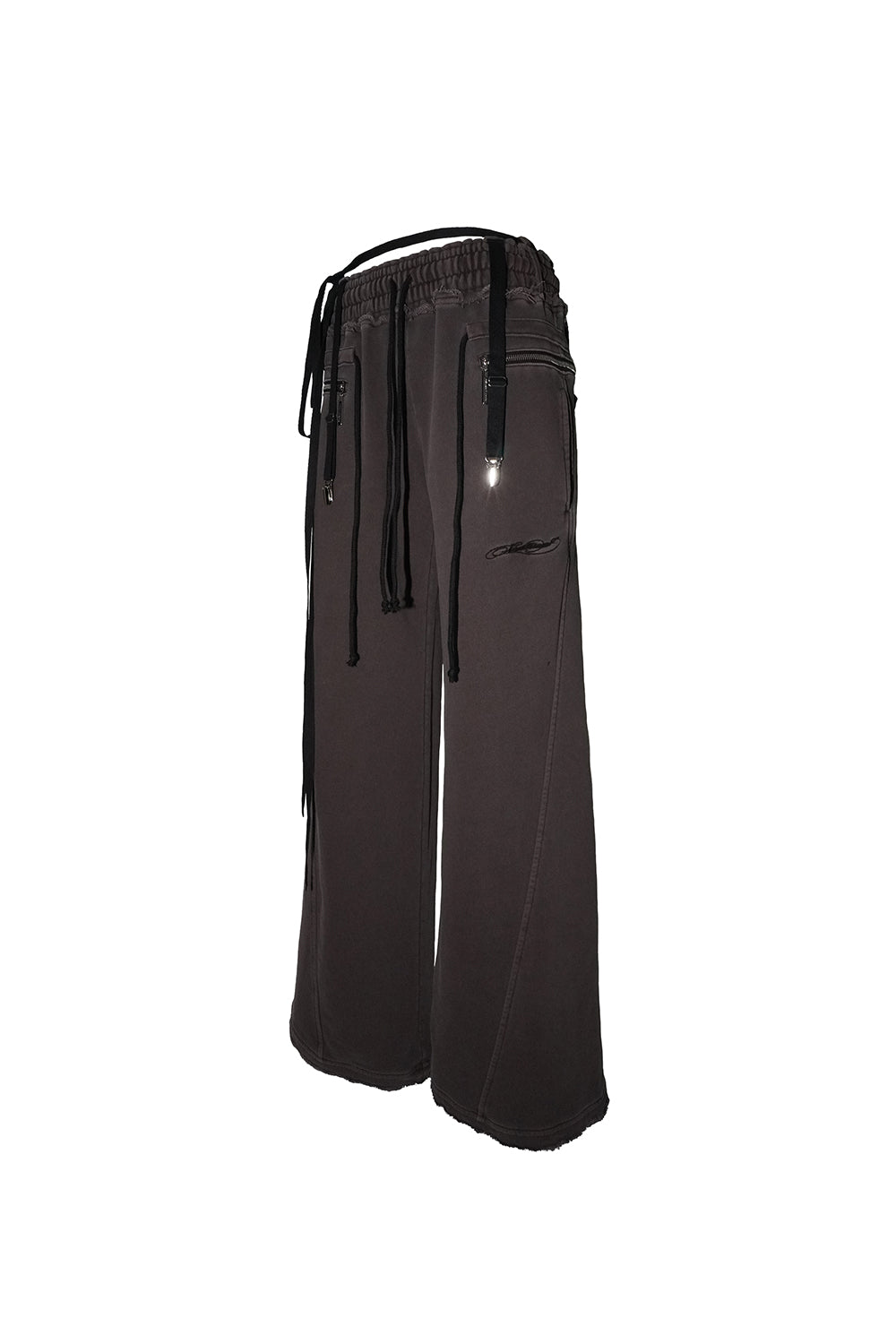 garter zip sweat pants