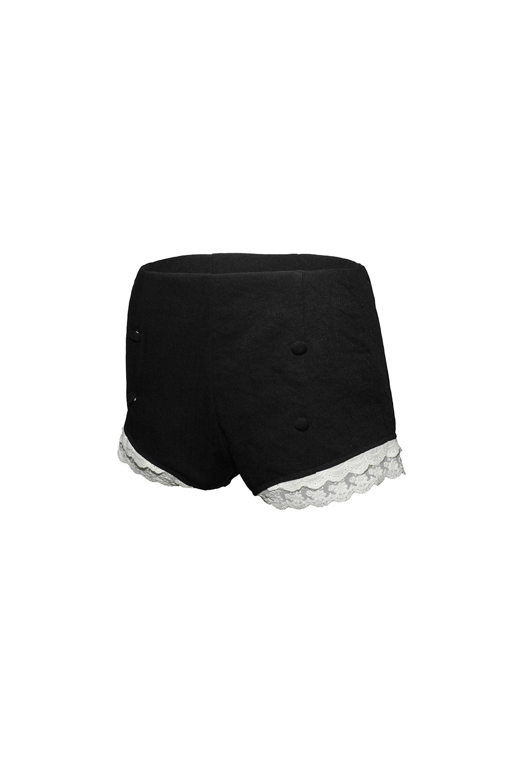 tweed shorts lace