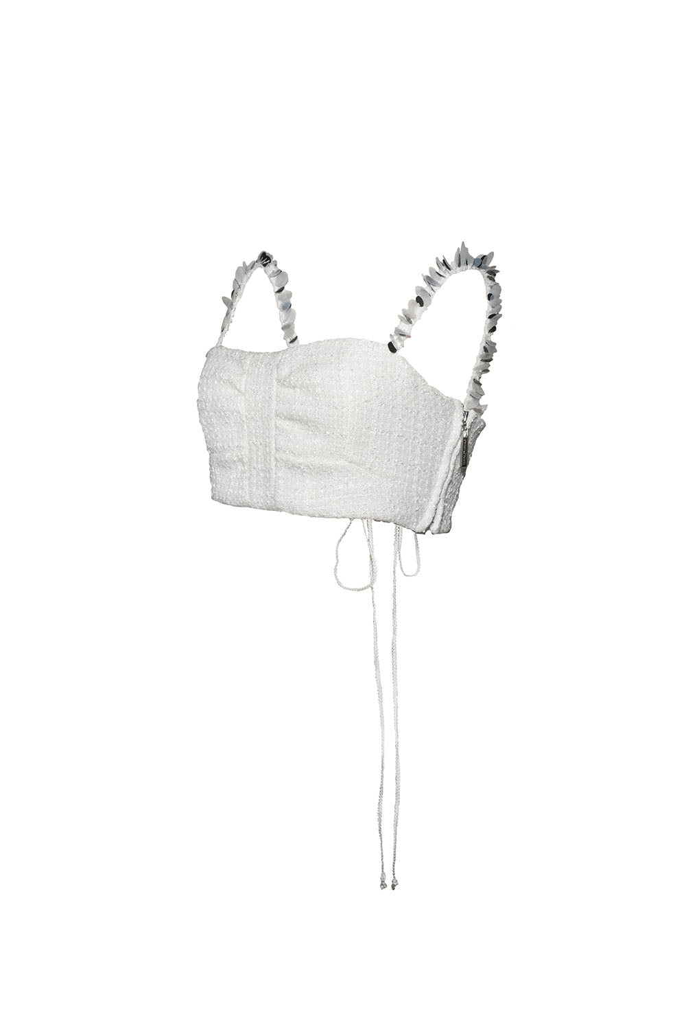 S petite tweed bustier