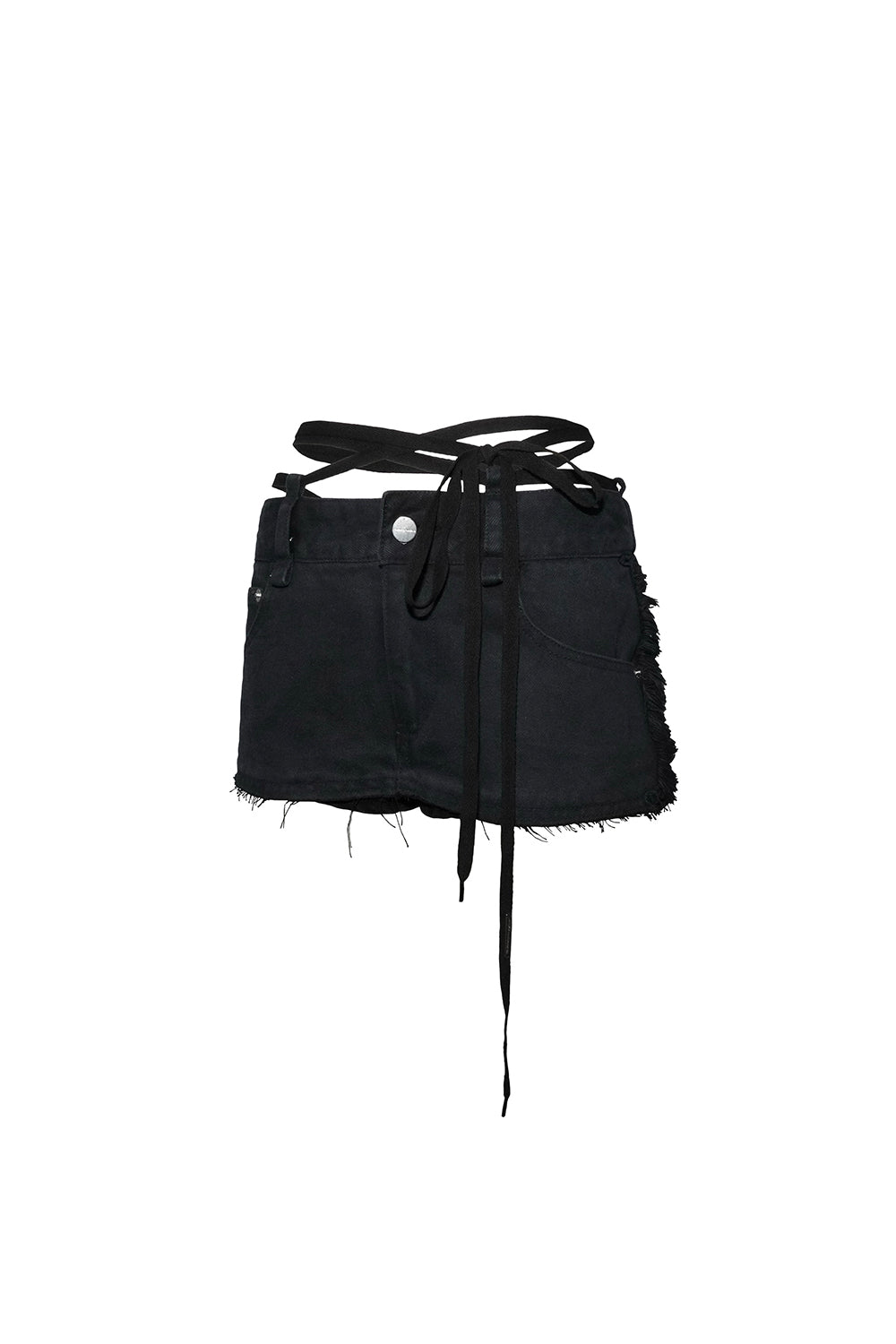 corded script skirt mini