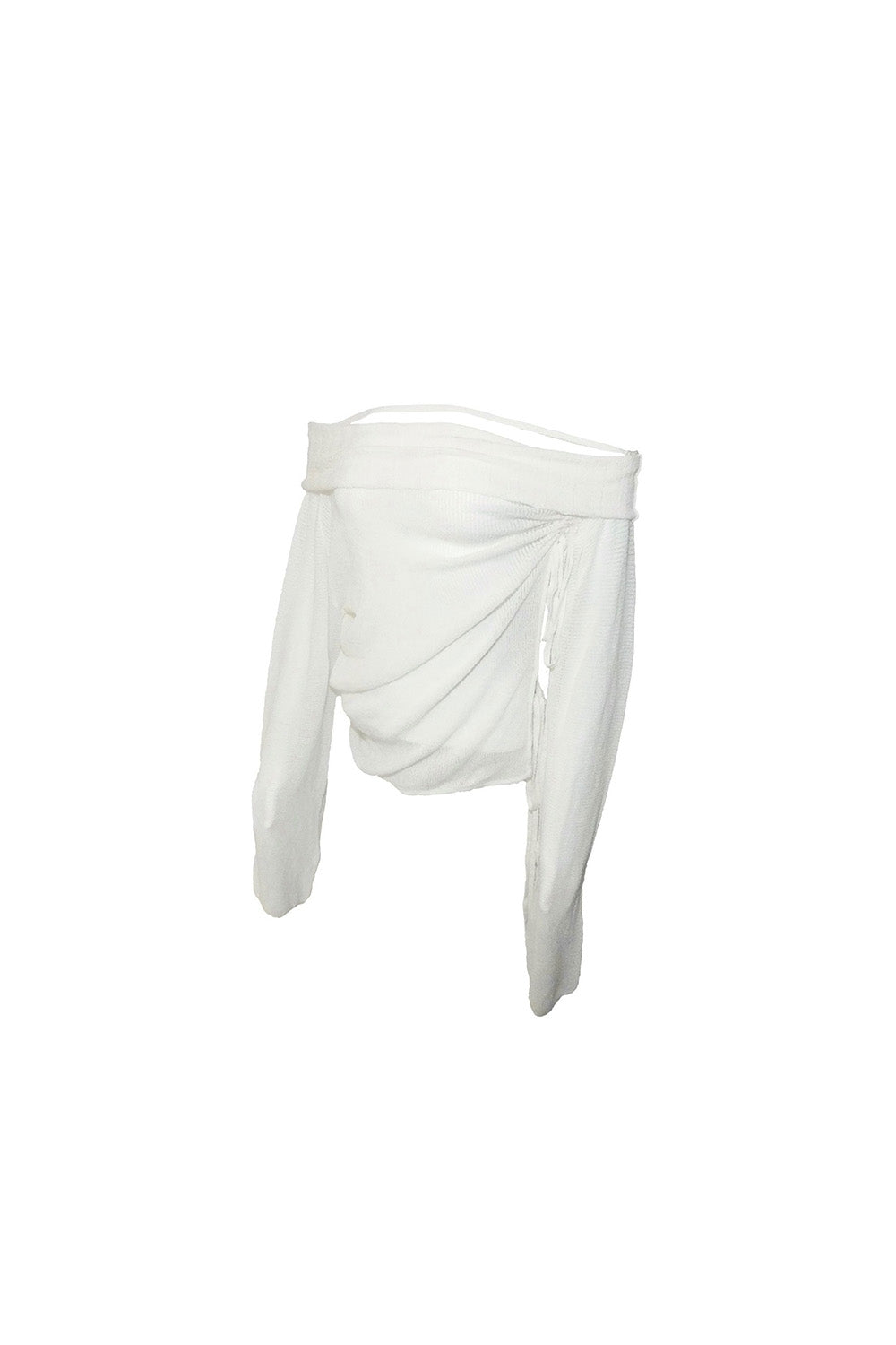 S loose off shoulder knit